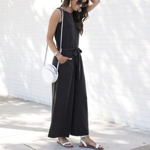 Banana Republic Sandwash Modal Cropped Jumpsuit